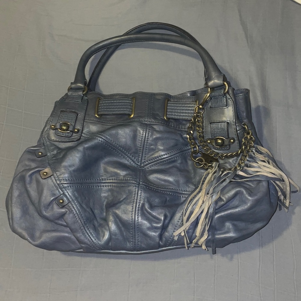 Vintage leather Juicy Couture bag / purse with chain